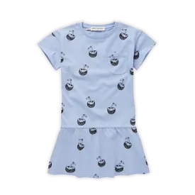 1198-DRESS POCKET COCONUT PRINT