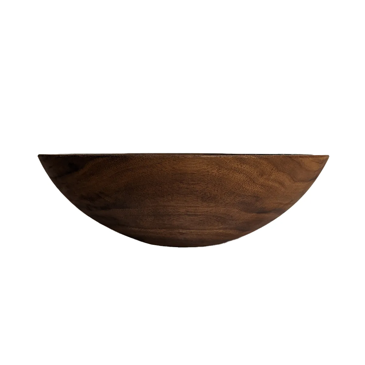 13" Black Walnut Round Bowl