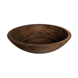 13" Black Walnut Round Bowl