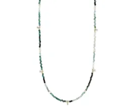 16" Grandiederite Silver Necklace