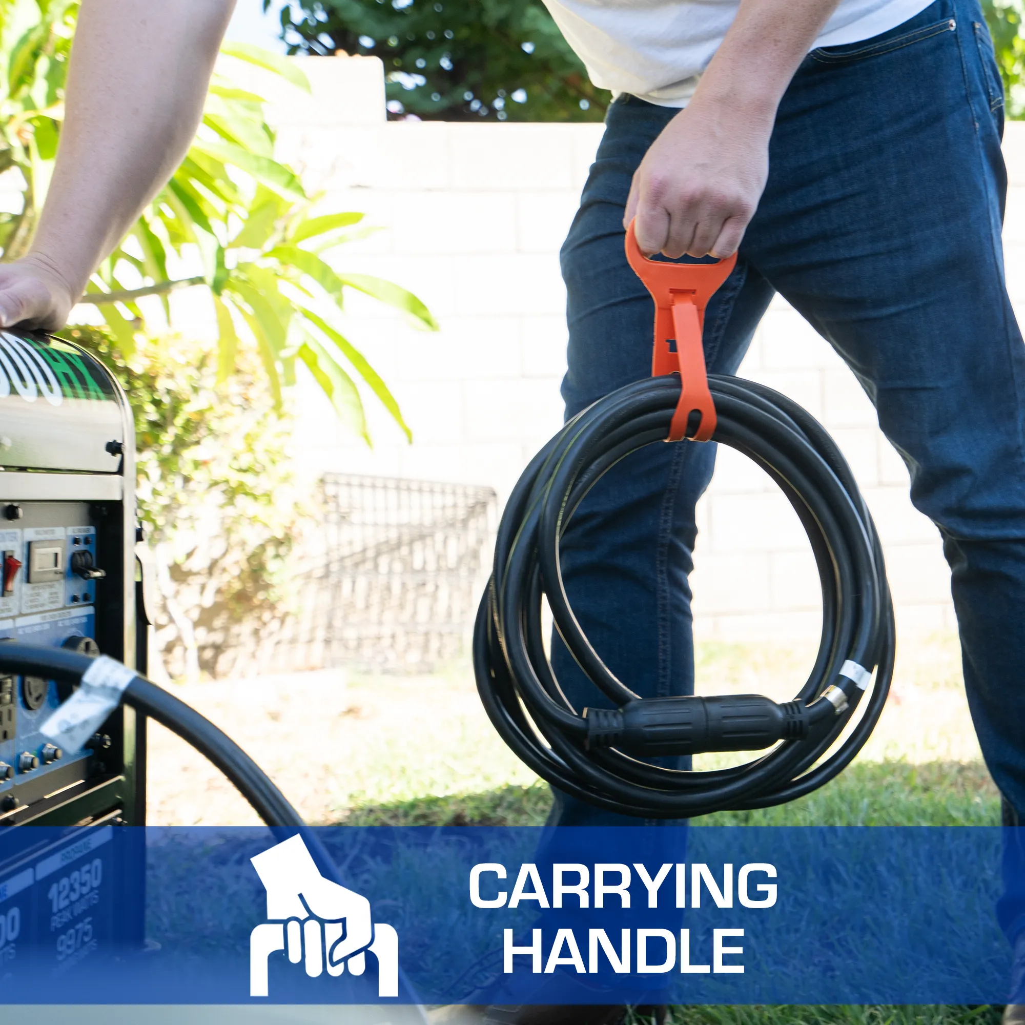 30-Amp 50-Foot 10-Gauge L14-30 Heavy Duty Generator Power Cord for Home Power Backup