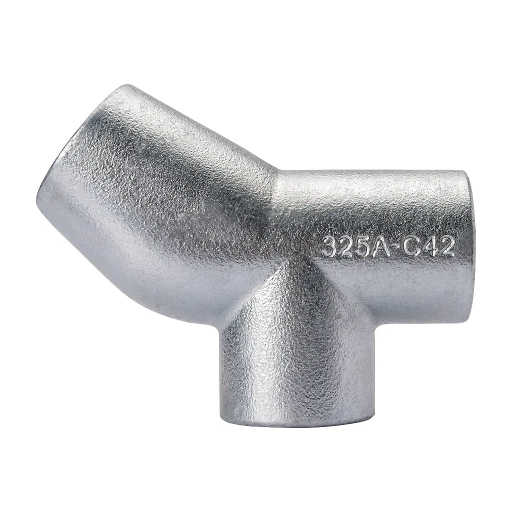 325AC Sloping Up Tee 30-45° To Suit 42.4mm Tube