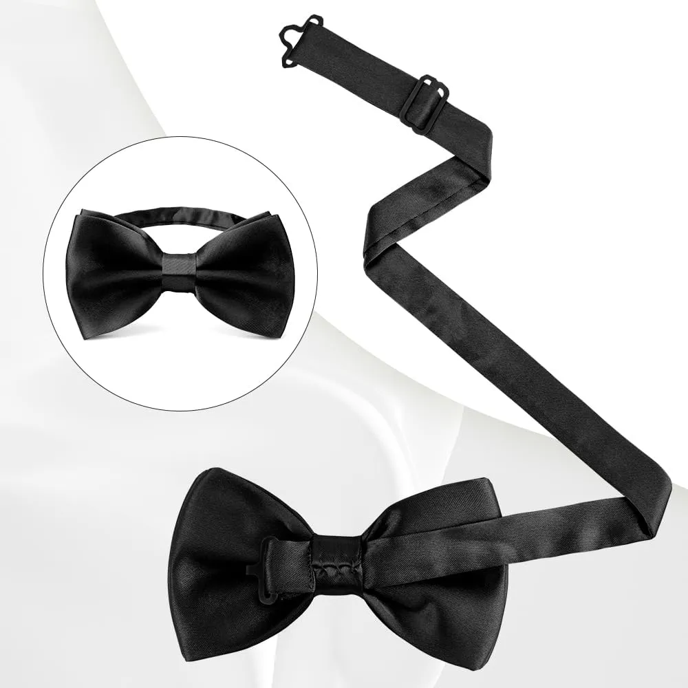 3pcs Bow Tie, Bow Ties for Men, Pre Tied Bow Ties for Men, Adjustable Bowtie for Wedding, Party, Graduation