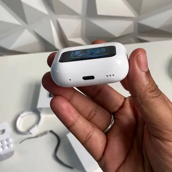 A9 pro ANC display with call noise reduction ENC 1. Play control 2. Airp0ds pr0 2