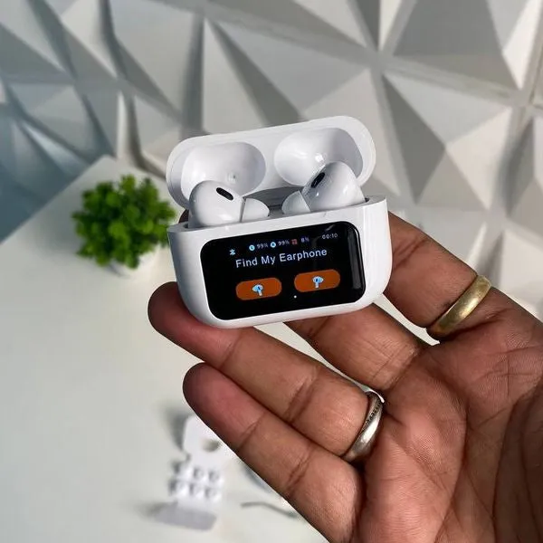 A9 pro ANC display with call noise reduction ENC 1. Play control 2. Airp0ds pr0 2