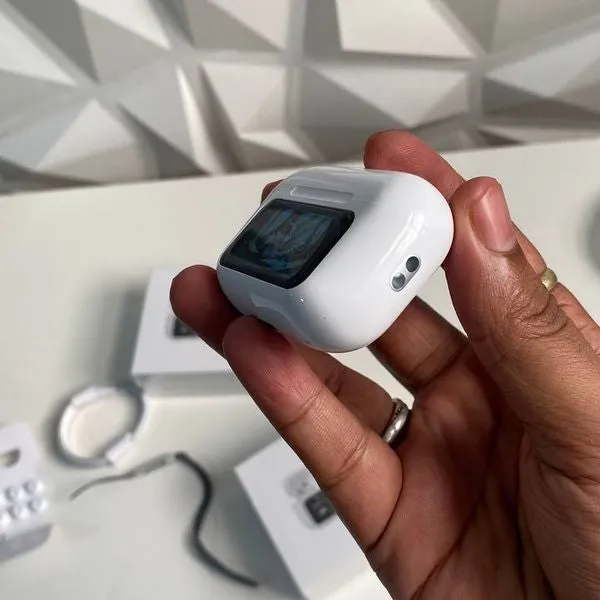 A9 pro ANC display with call noise reduction ENC 1. Play control 2. Airp0ds pr0 2