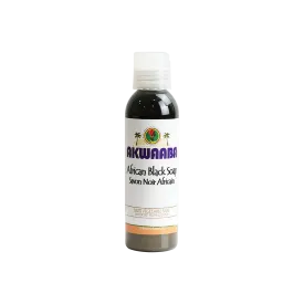 Akwaaba African Black Soap Liquid 4oz