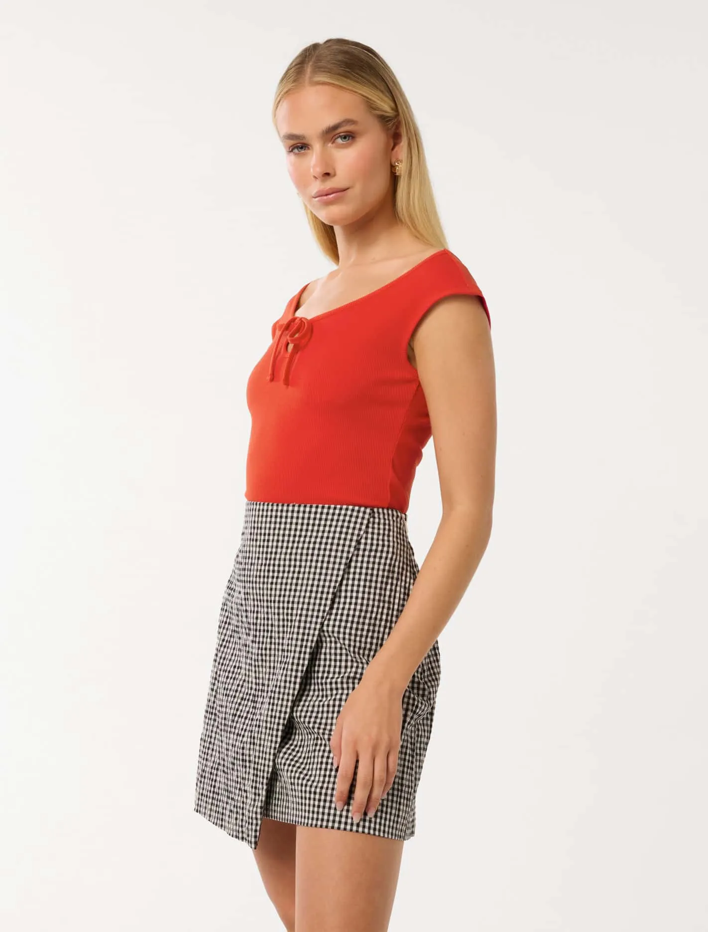 Audrey Tie Front Top