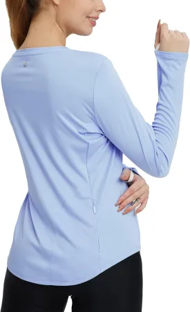 baleaf Women's UPF 50  Sun Shirts UV Protection Long Sleeve SPF Tops Lightweight Quick Dry Outdoor Clothing Pocket