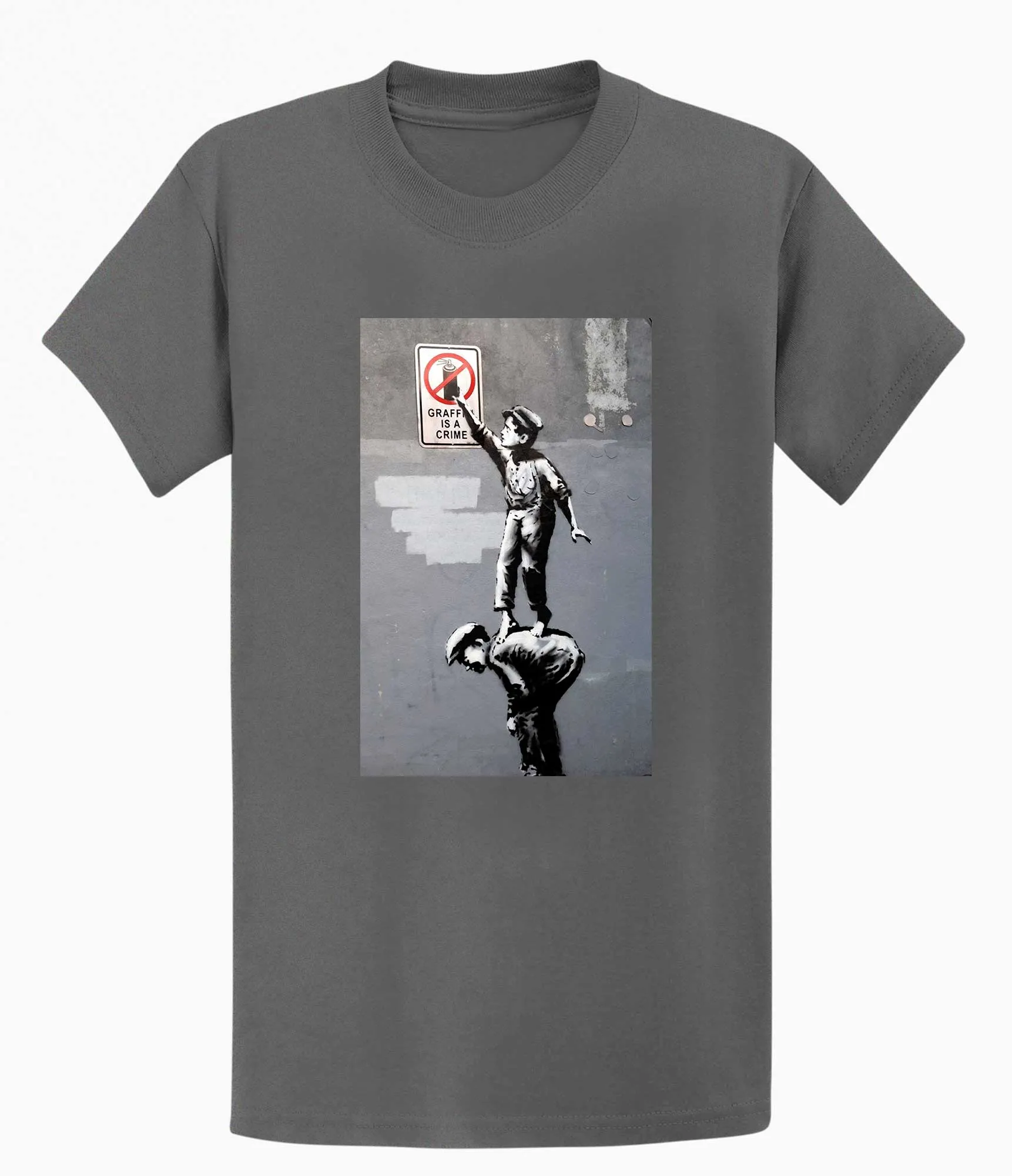 Banksy Unisex T-Shirt - Graffiti is a Crime