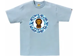Bape ABC Camo Milo Busy Works Tee 'Sax Blue'