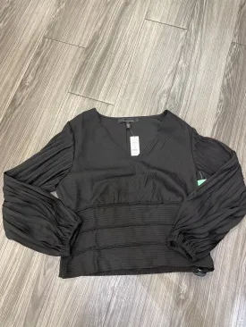 Black Top Long Sleeve White House Black Market, Size 12