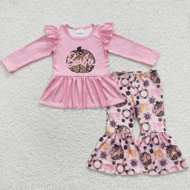 Boutique Girls Clothing Pumpkin Outfits GLP0503