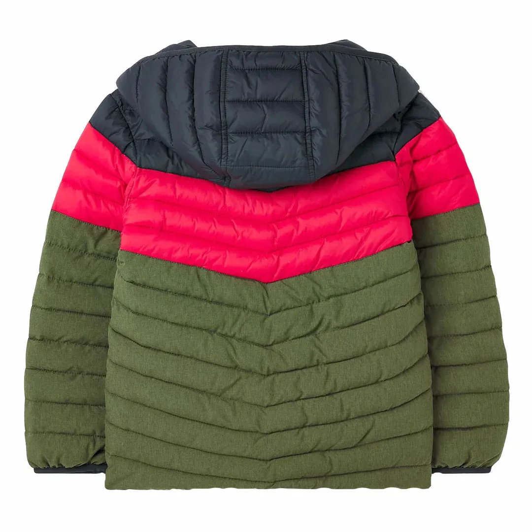 Boys Cairn Packaway Showerproof Jacket Colour Block | Joules