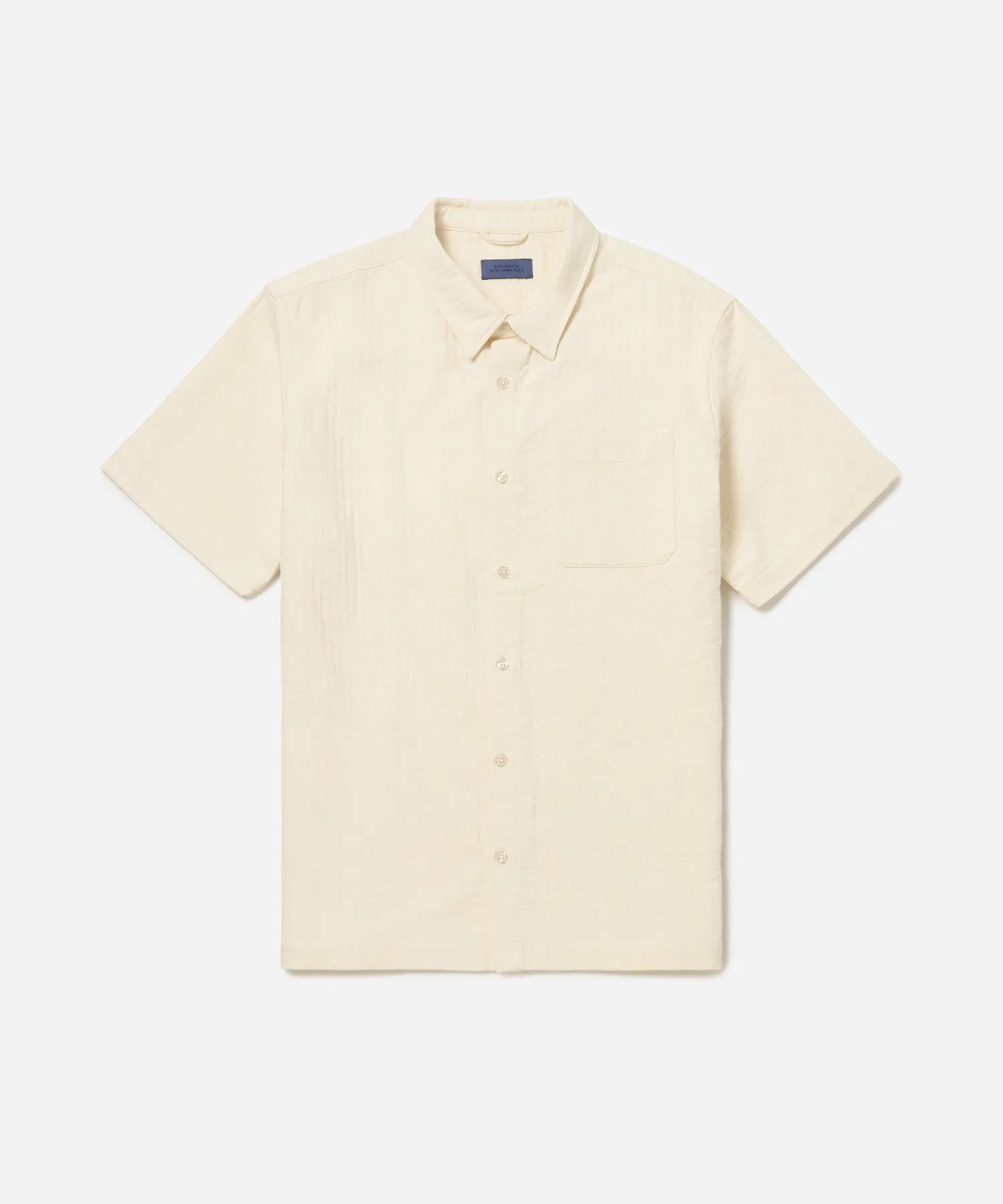 Bruce Double Layer Crinkle Short Sleeve Shirt