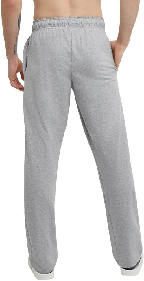 Champion mens Pants, Everyday Cotton, Lightweight Open-hem Lounge Pants for Men (Reg. Or Big & Tall)Track Pants