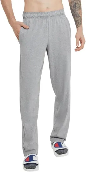 Champion mens Pants, Everyday Cotton, Lightweight Open-hem Lounge Pants for Men (Reg. Or Big & Tall)Track Pants