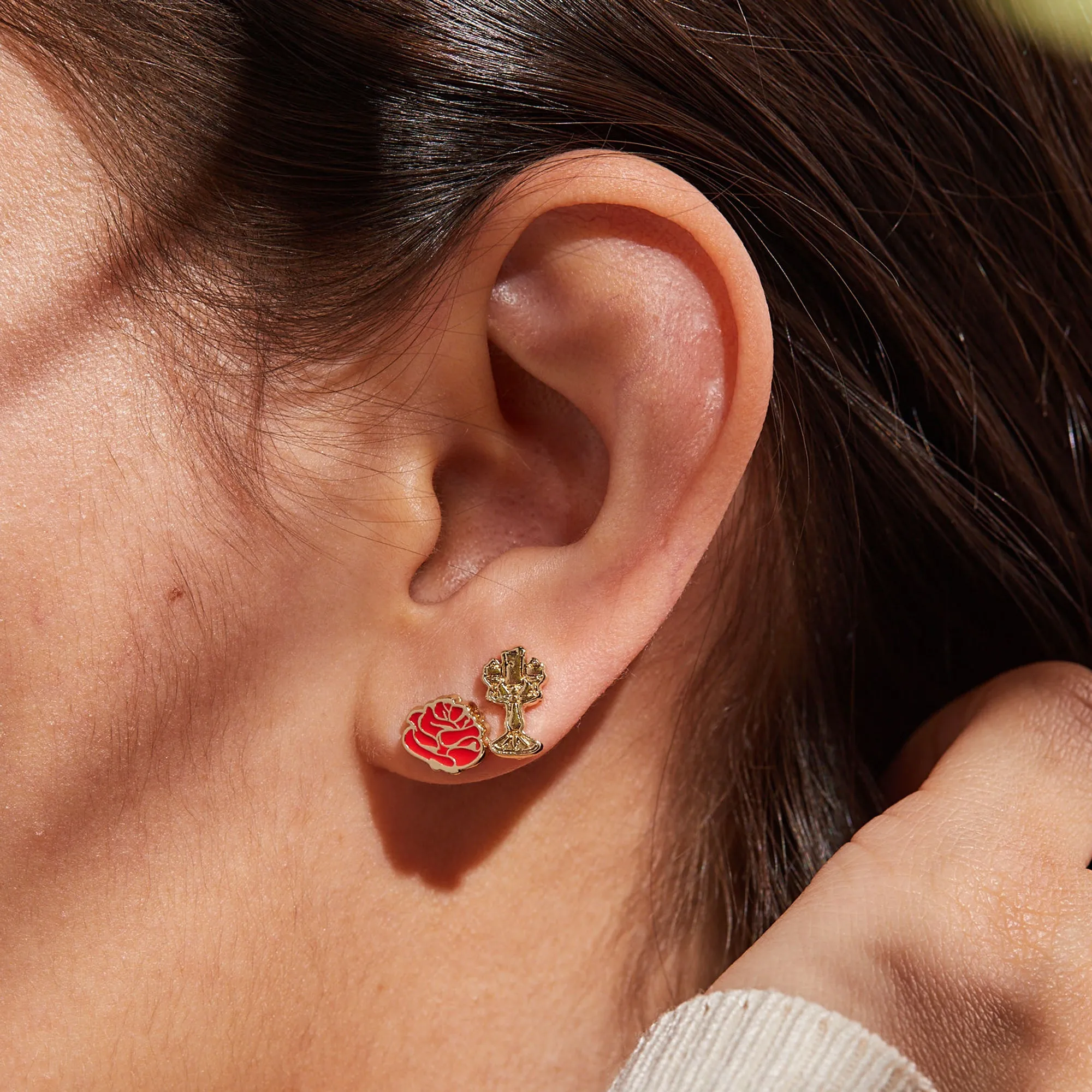 Disney® Belle Earring Set