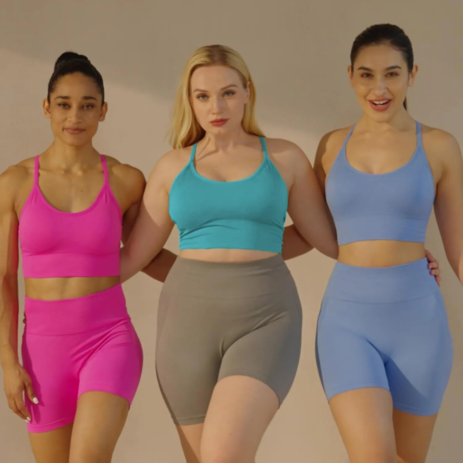 Evercute Racerback Sports Bras Padded Y Racer Back Cropped Bras for Yoga Workout Fitness Low Impact