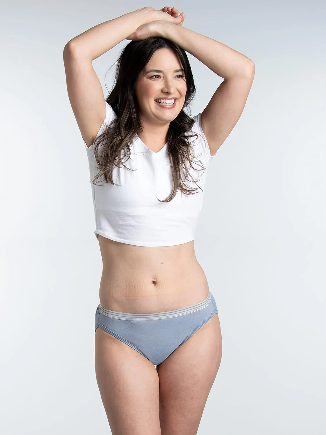 Fruit of the Loom Women's Eversoft Cotton Underwear Multipacks, Tag Free & Breathable, Available in Plus Size