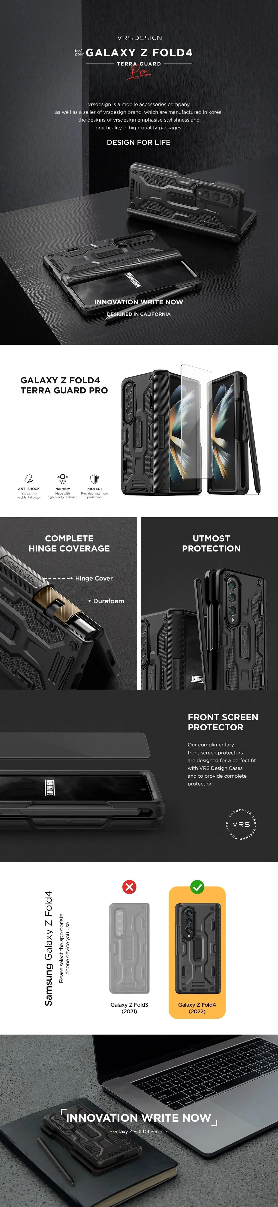 Galaxy Z Fold 4 Case Terra Guard Active Pro