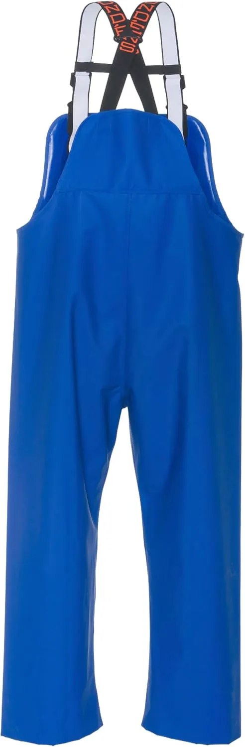 Grundens Mens Shoreman Bib Pants | Stain-Resistant, Waterproof Seafood Processing Bibs