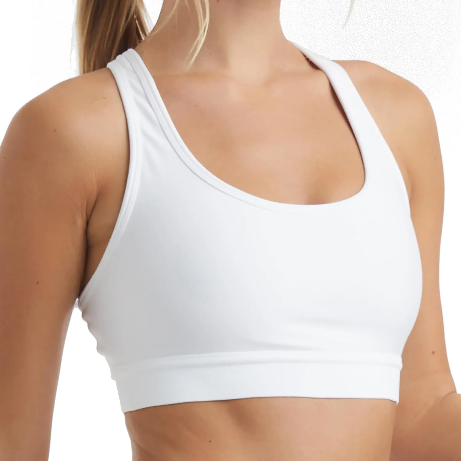 Hanes Women's Wireless Racerback Moisture-Wicking Stretch Sports Bra with Compression Support, 1 or 2 Pack