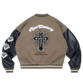 Harsh and Cruel New Century Embroidered Varsity Jacket