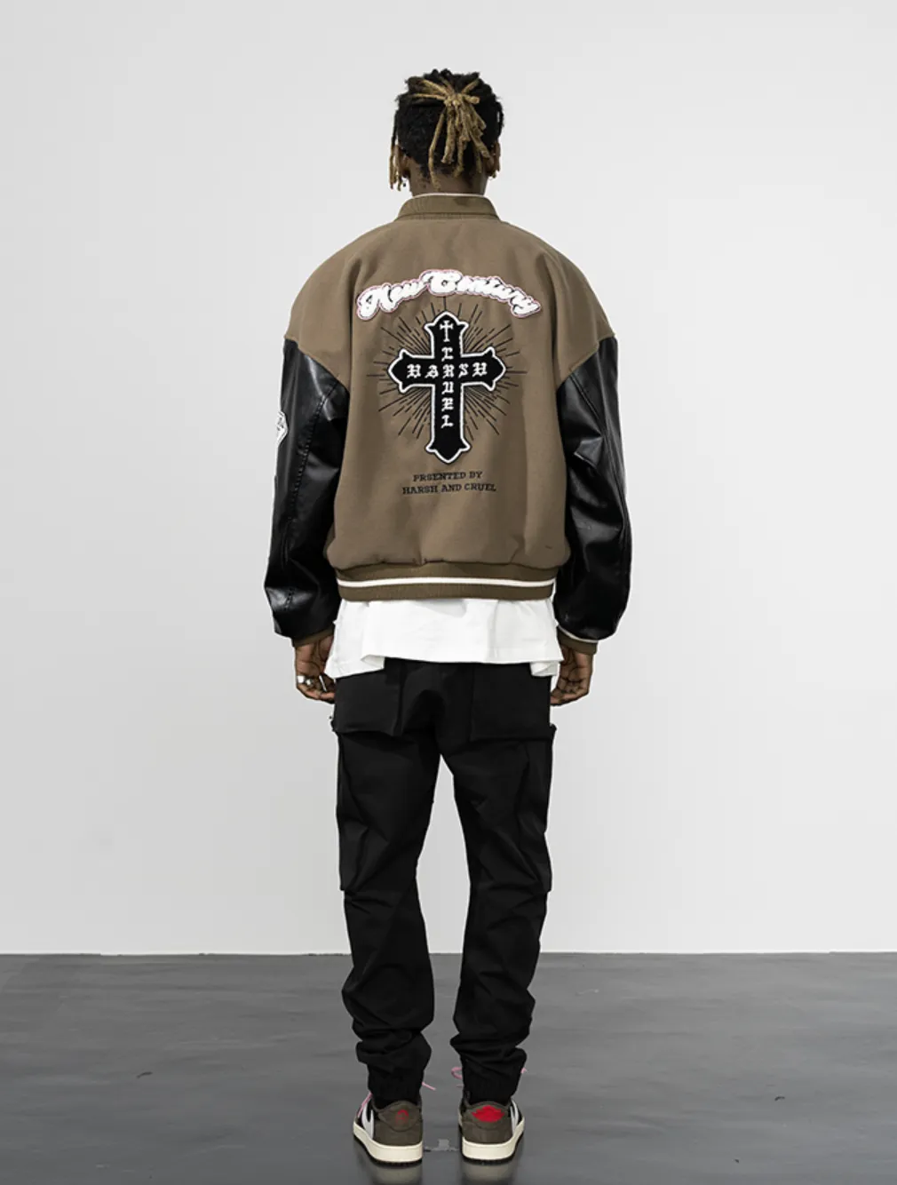 Harsh and Cruel New Century Embroidered Varsity Jacket