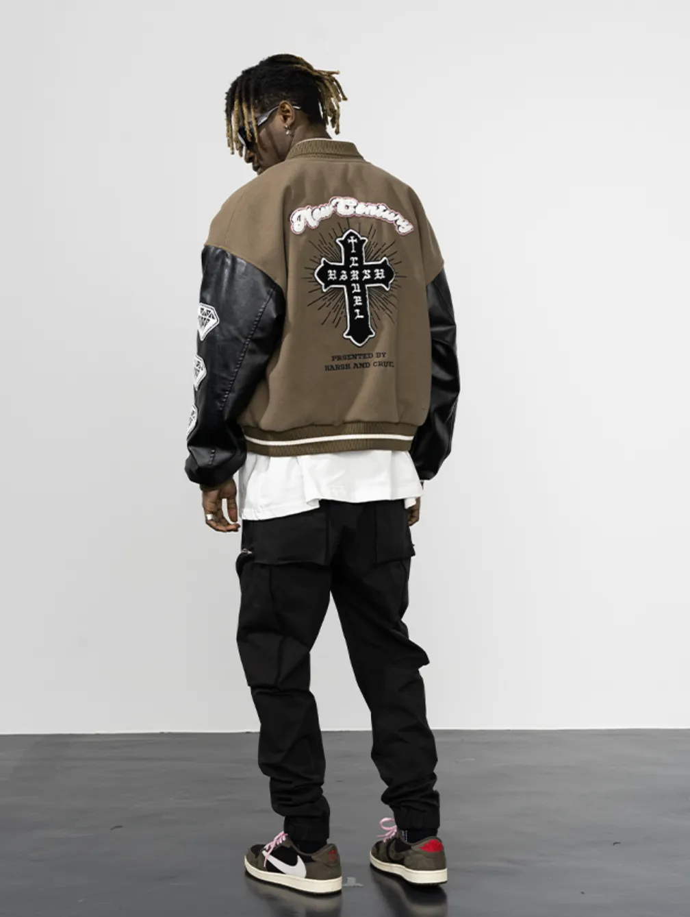 Harsh and Cruel New Century Embroidered Varsity Jacket