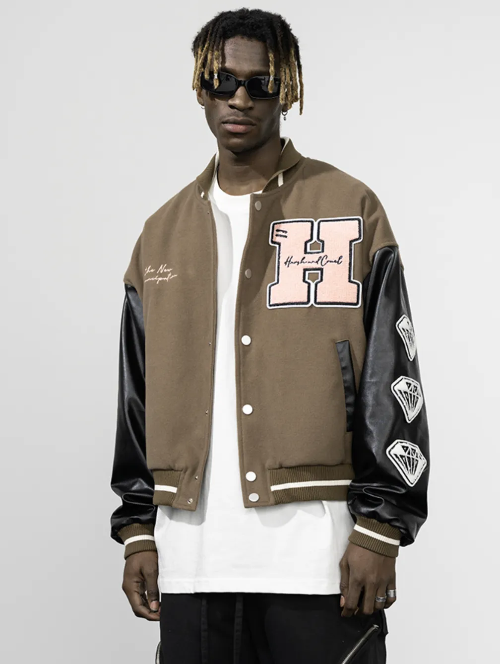 Harsh and Cruel New Century Embroidered Varsity Jacket