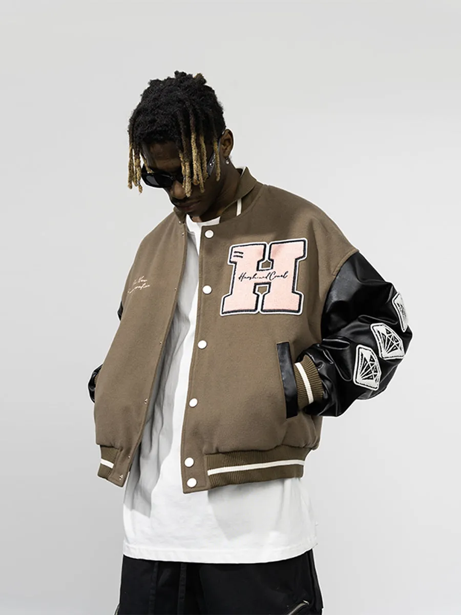 Harsh and Cruel New Century Embroidered Varsity Jacket