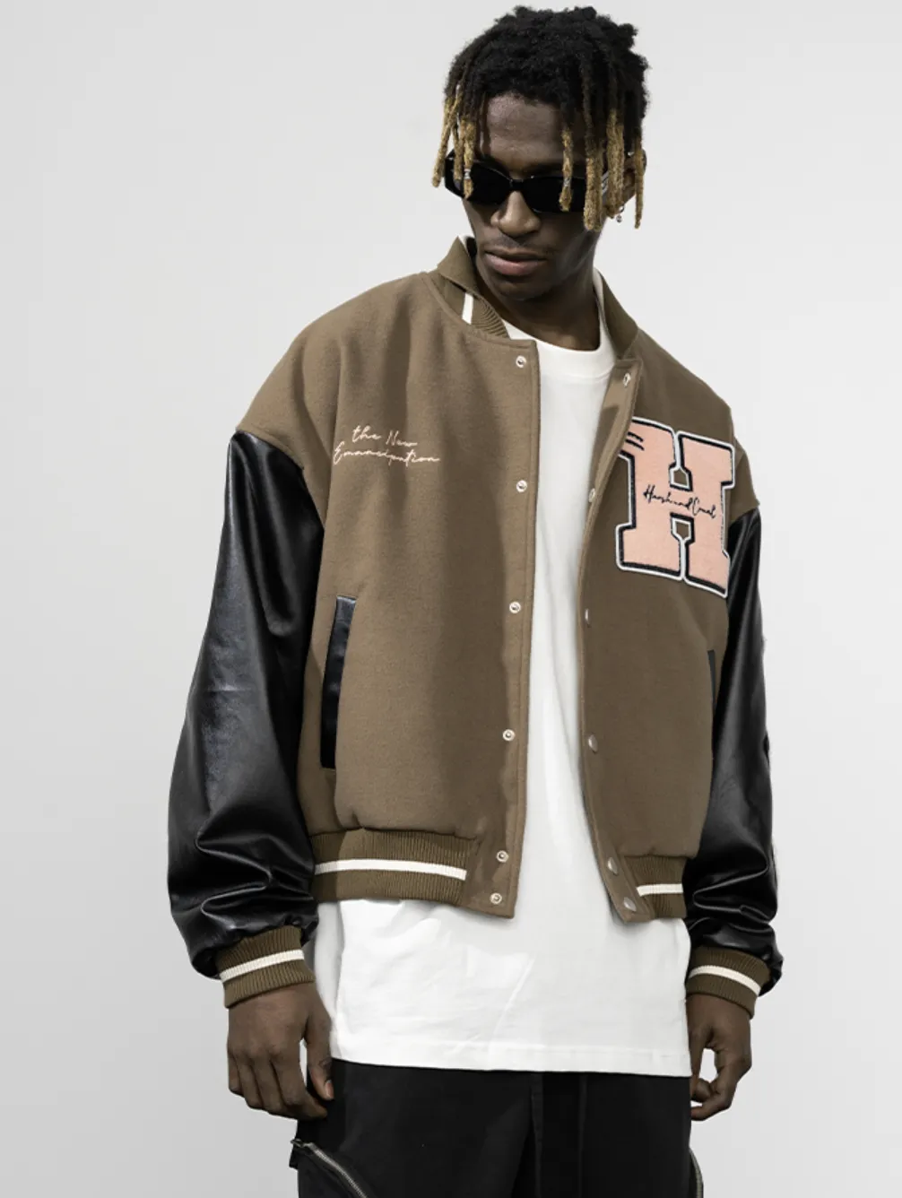 Harsh and Cruel New Century Embroidered Varsity Jacket