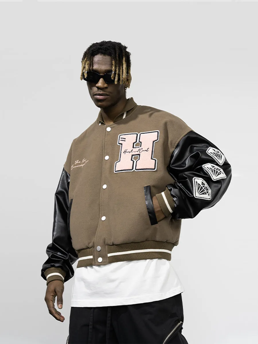 Harsh and Cruel New Century Embroidered Varsity Jacket