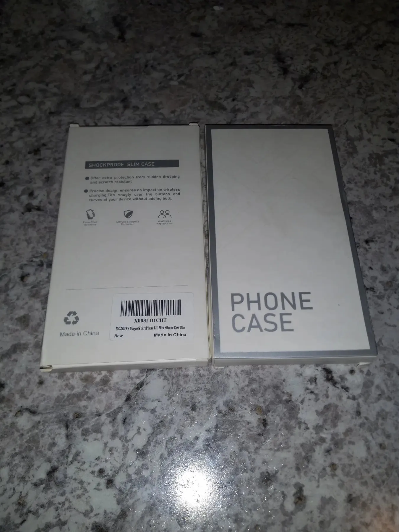 iPhone 12/12 Pro Silicone Magnetic Case Blue