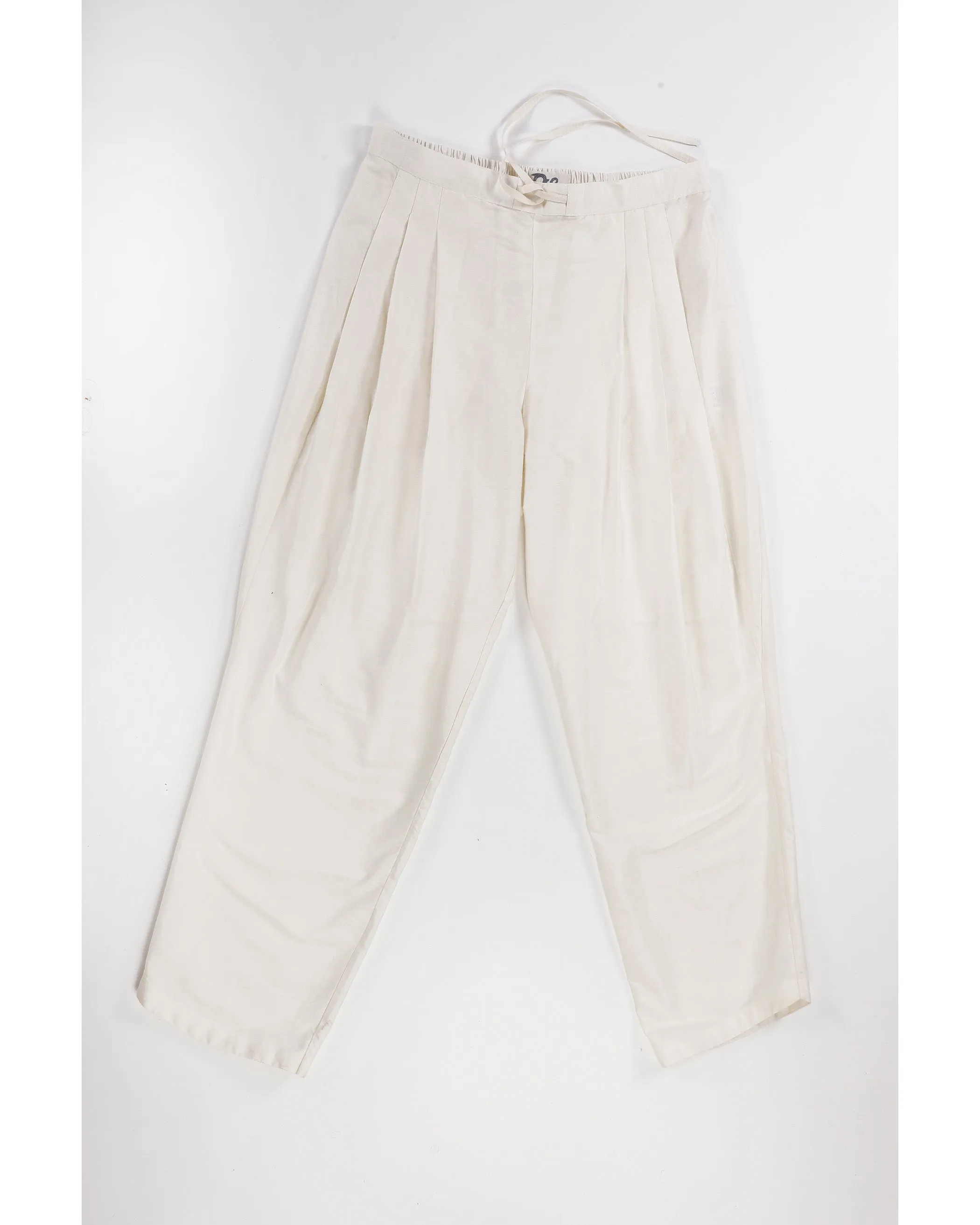 Ivory Pleated Salwar Pant