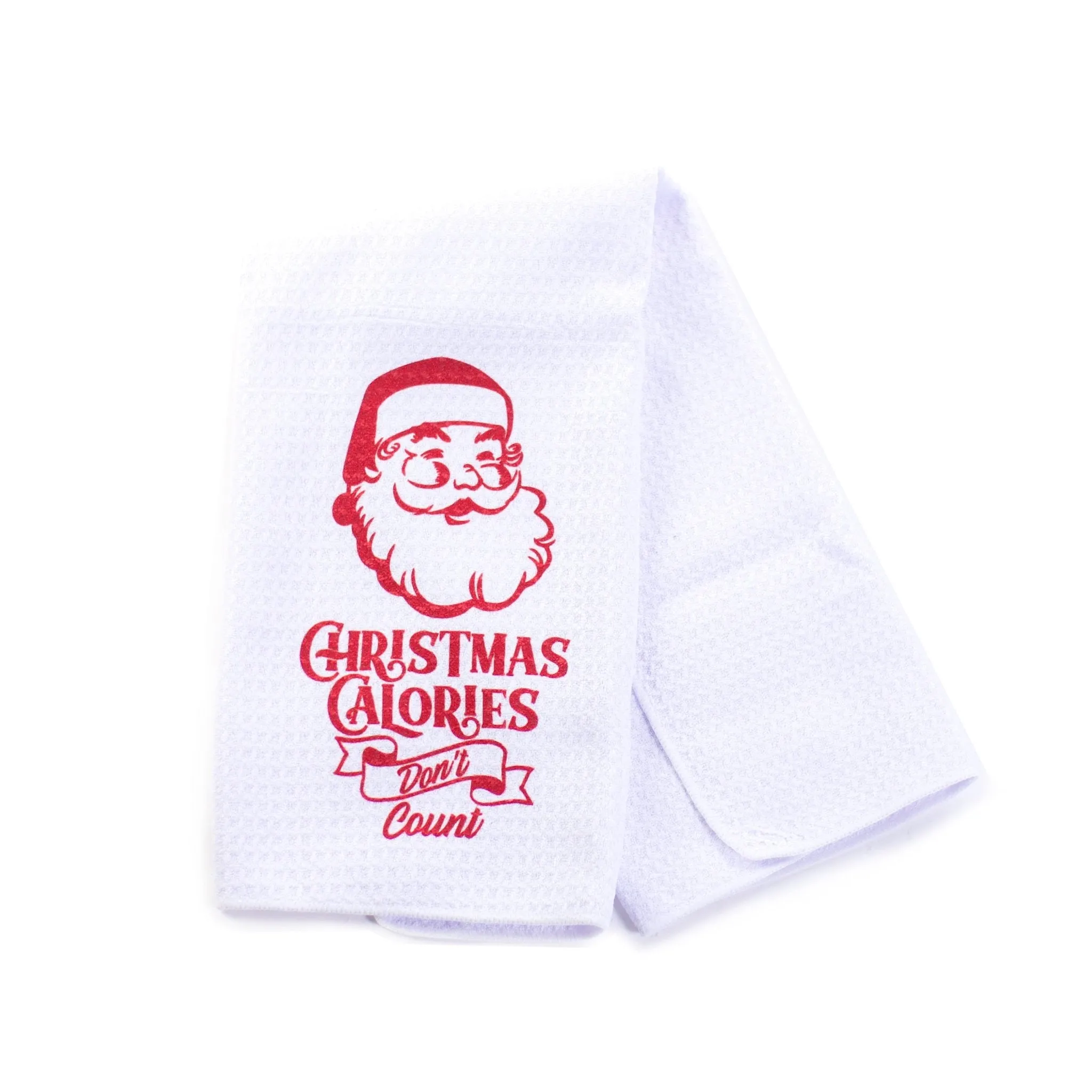 Kitchen Towel Christmas Calorie dont count