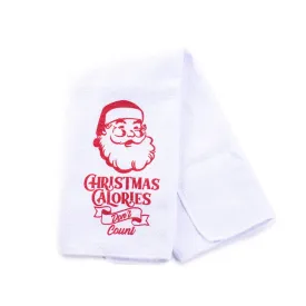 Kitchen Towel Christmas Calorie dont count