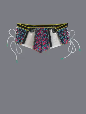 LACE-UP MINI SHORTS