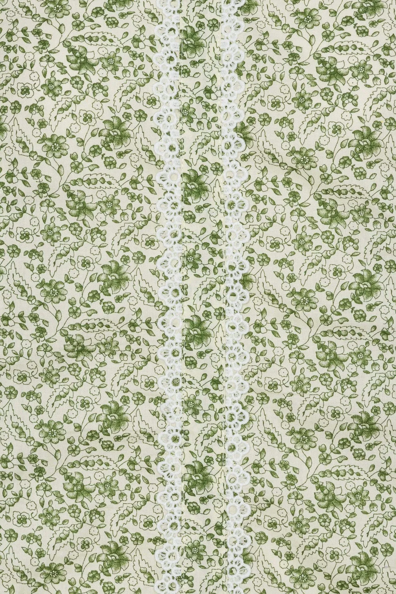 LiaIC Skjorte - Grønt Blomsterprint