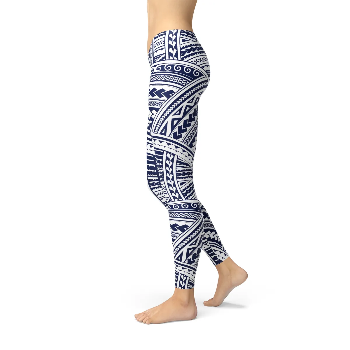 Maori-Inspired Women's Activewear Leggings