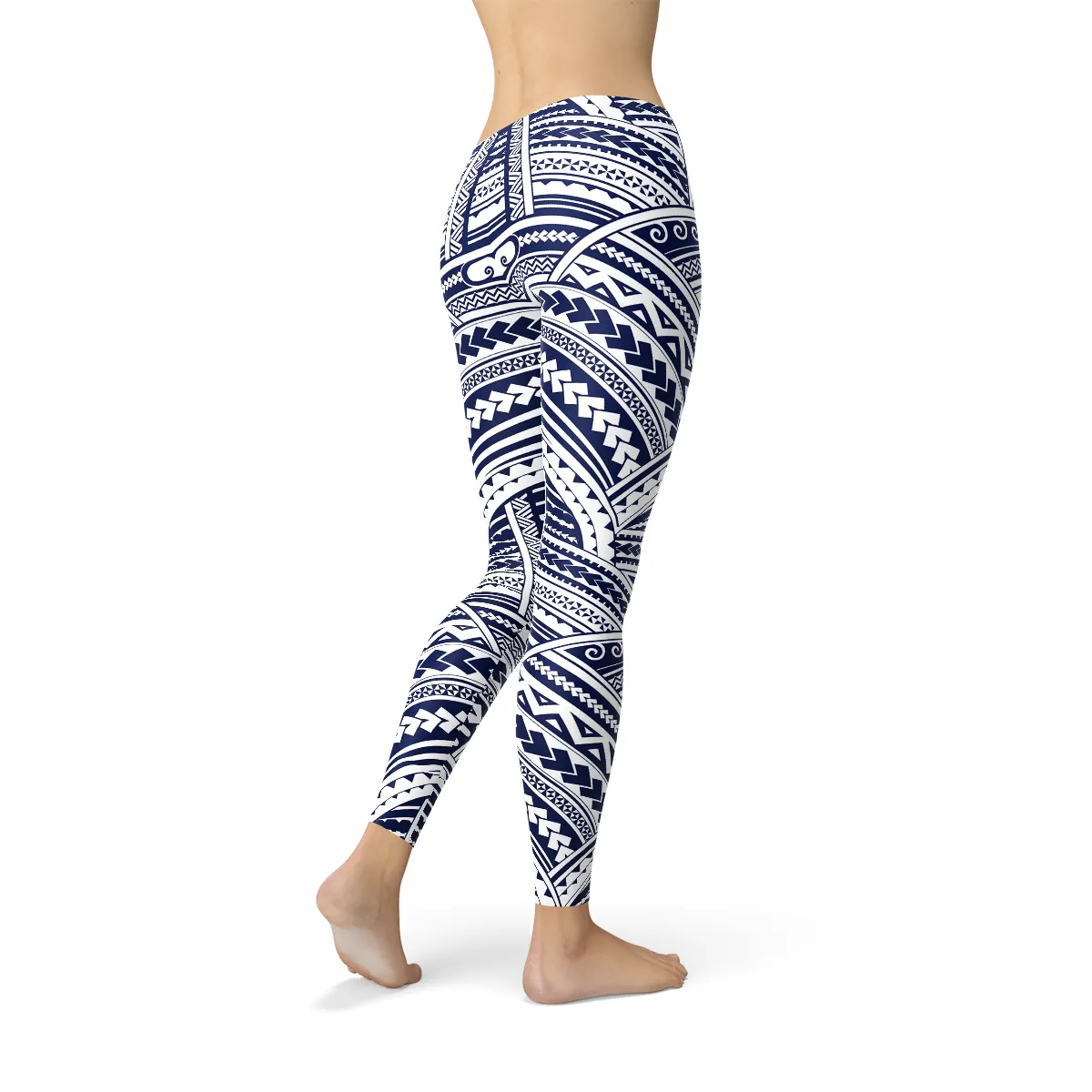 Maori-Inspired Women's Activewear Leggings
