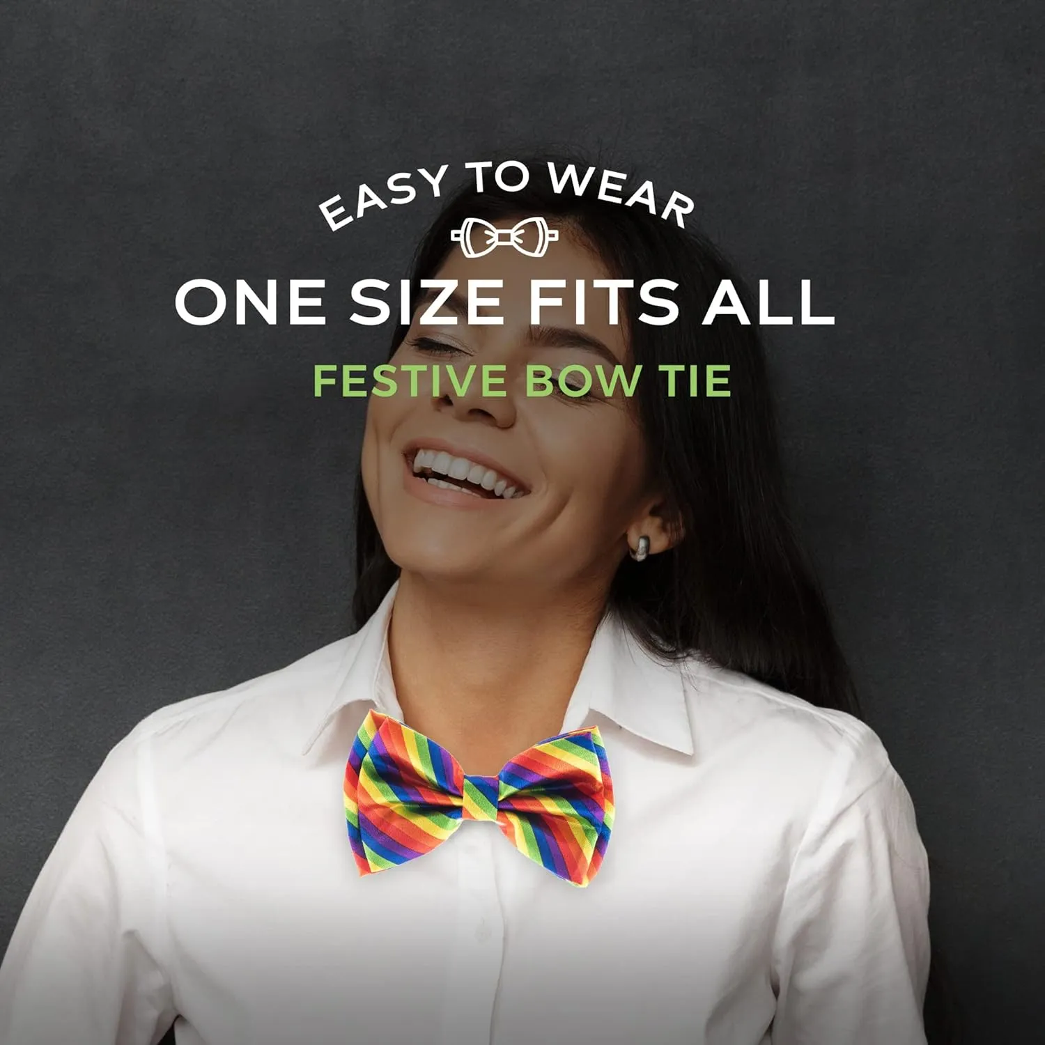 Mens Adjustable Pre-Tied Bow Ties - Bowties for Men - Many Colors to Choose From