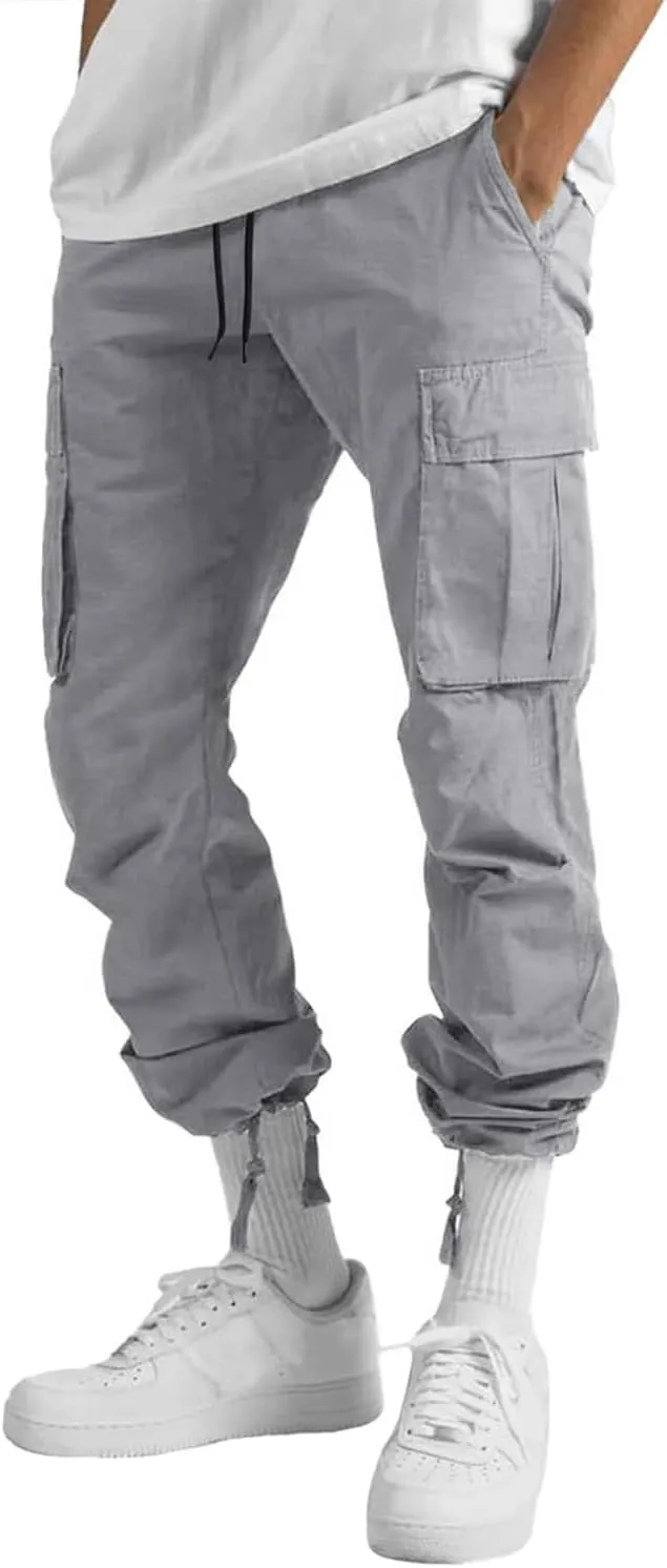 Mens Cargo Pants Casual Outdoor Hiking Pants for Men Athletic Joggers Sweatpants