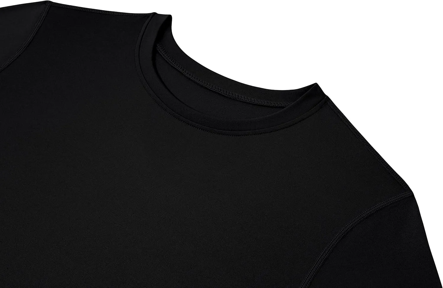 Men's Compression Shirts Long Sleeve Athletic Workout Top, Rash Guard Base Layer Sports Undershirt - Crew Neck