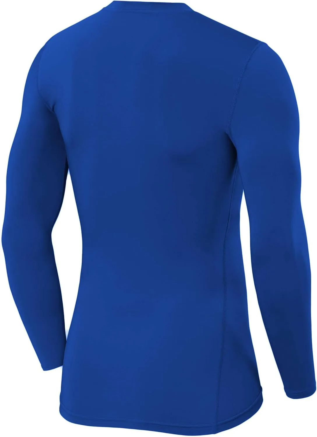 Men's Compression Shirts Long Sleeve Athletic Workout Top, Rash Guard Base Layer Sports Undershirt - Crew Neck