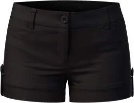 MixMatchy Women's Casual Body Enhancing Comfort Cuffed Shorts with Pockets