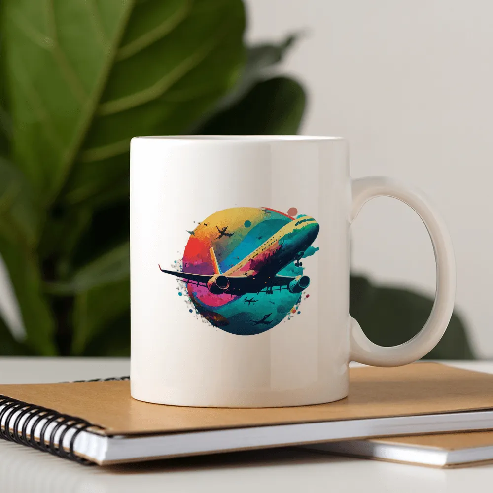 Neon Plane Design
