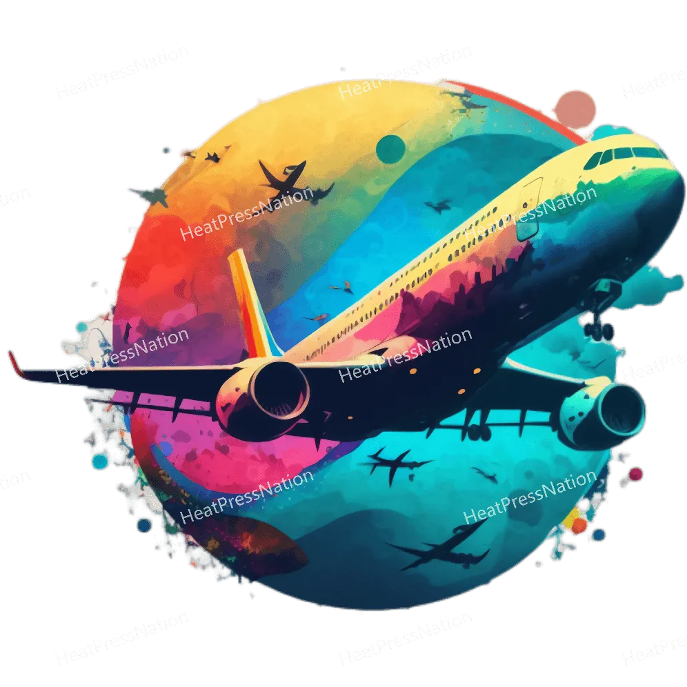 Neon Plane Design