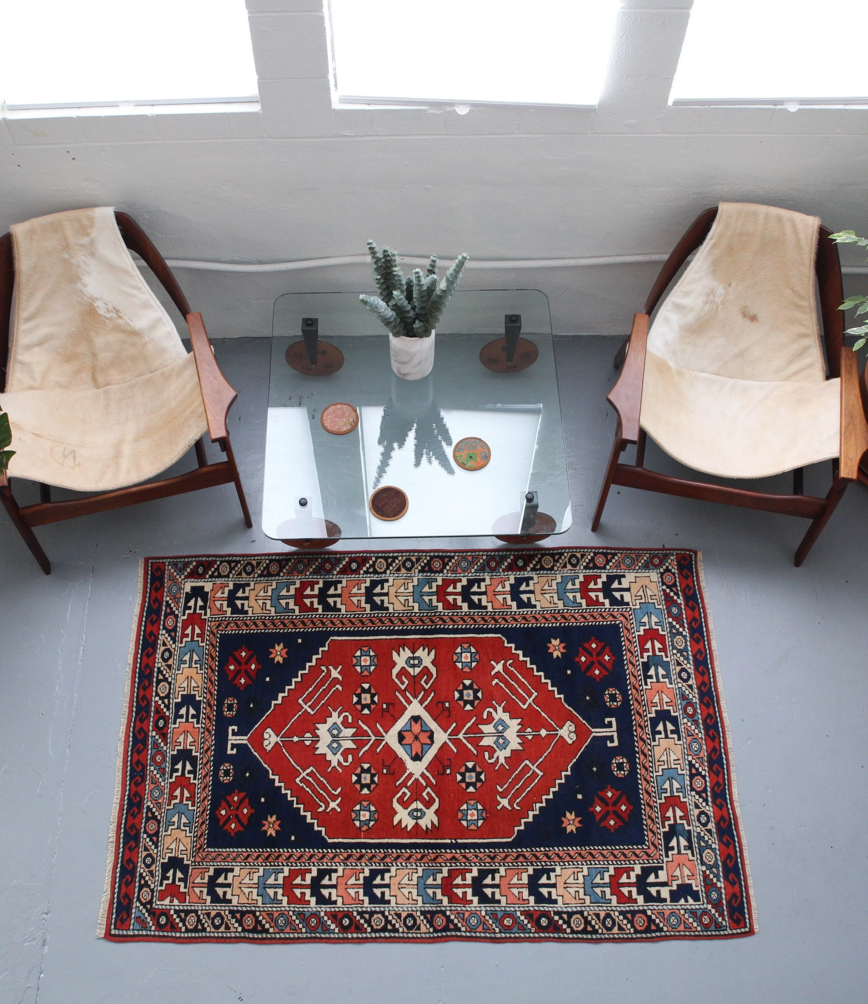 Old Turkish Aegean Nomad Rug